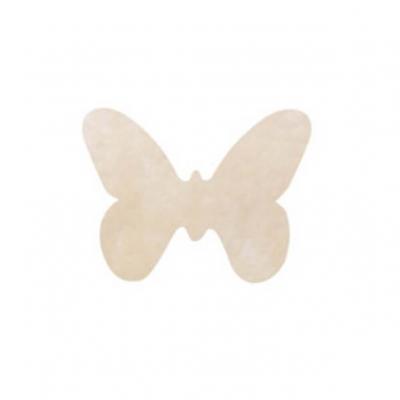 Confettis de table papillon ivoire