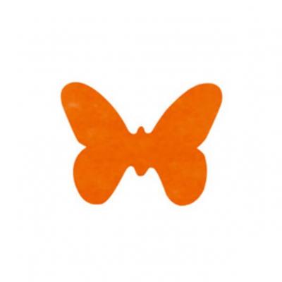 Confettis de table papillon orange