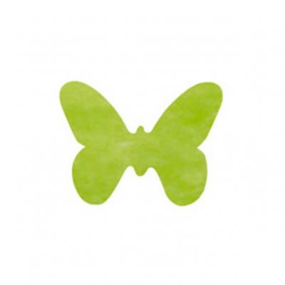 Confettis de table papillon vert