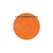 Confettis de table intissé rond orange 3.5 cm (x100) REF/2972