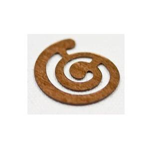 Confettis de table spirale marron (x10grs) REF/DEC463