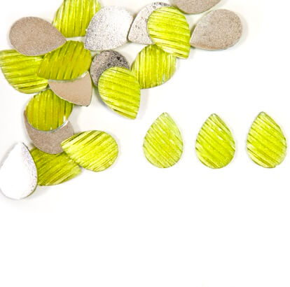 Confettis goutte d eau vert menthe