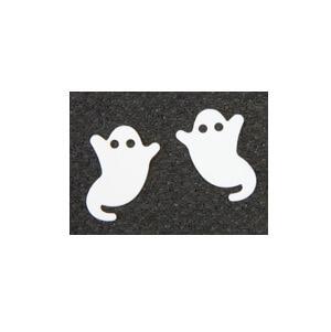 Confettis halloween fantome blanc