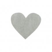 Confettis coeur gris (x100) REF/2973