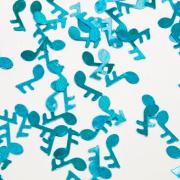 Confettis de table musique bleu turquoise (x10grs) REF/DEC430