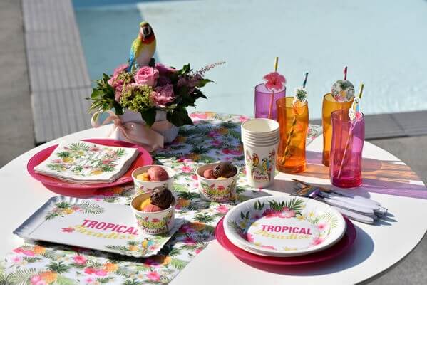 Contenant aperitif tropical
