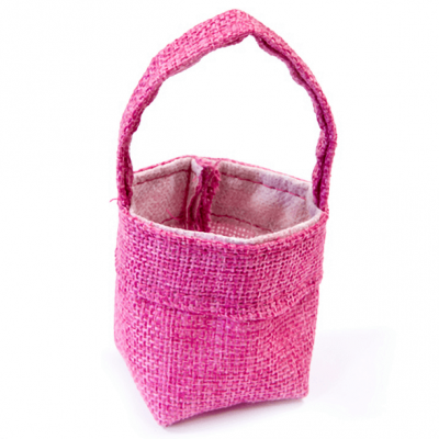 Contenant sac fuchsia avec anse (x1) REF/SC429