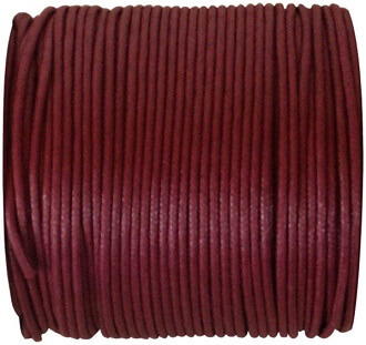 Cordon cire bordeaux