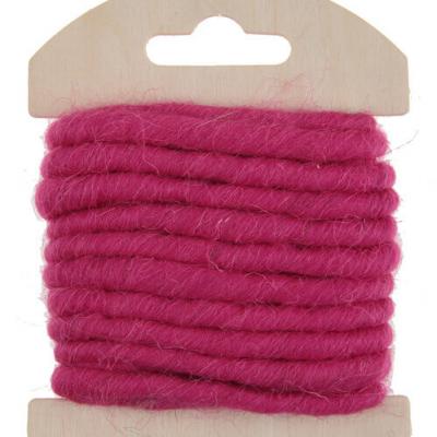 Cordon laine fuchsia