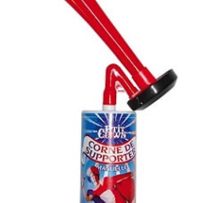 Corne du supporter tricolore france trompette
