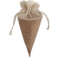 Cornet naturel en jute