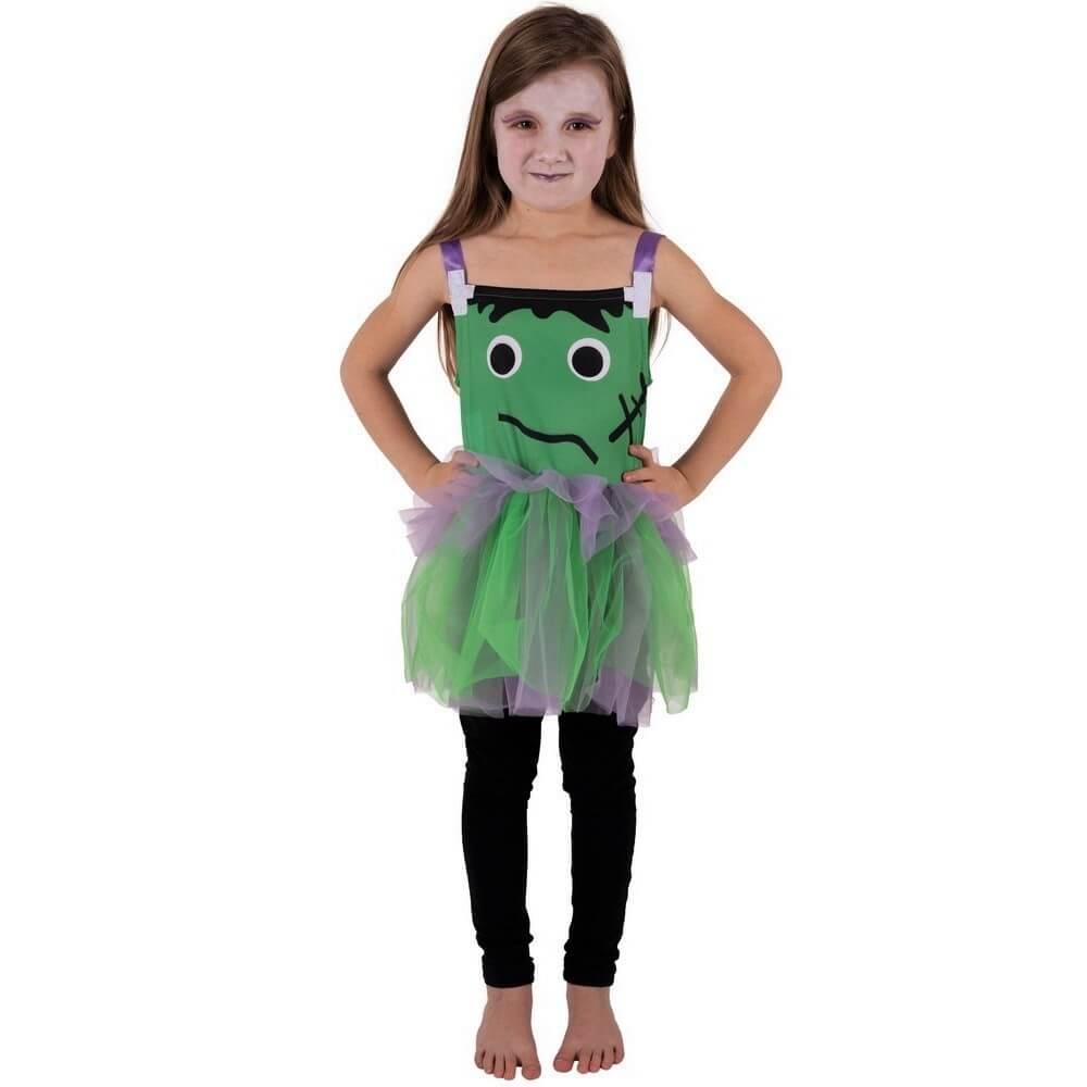 Costume 10 a 12 ans fille avec robe tutu en monstre mignon