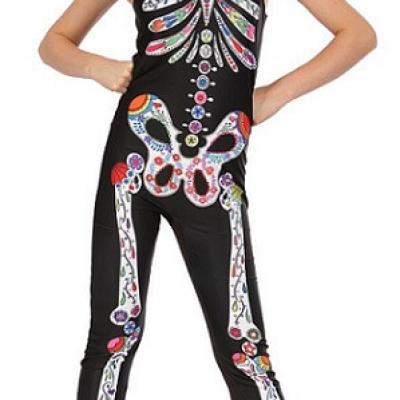 Costume ado fille halloween day of the dead