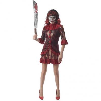 Costume adolescente fille clown diabolique