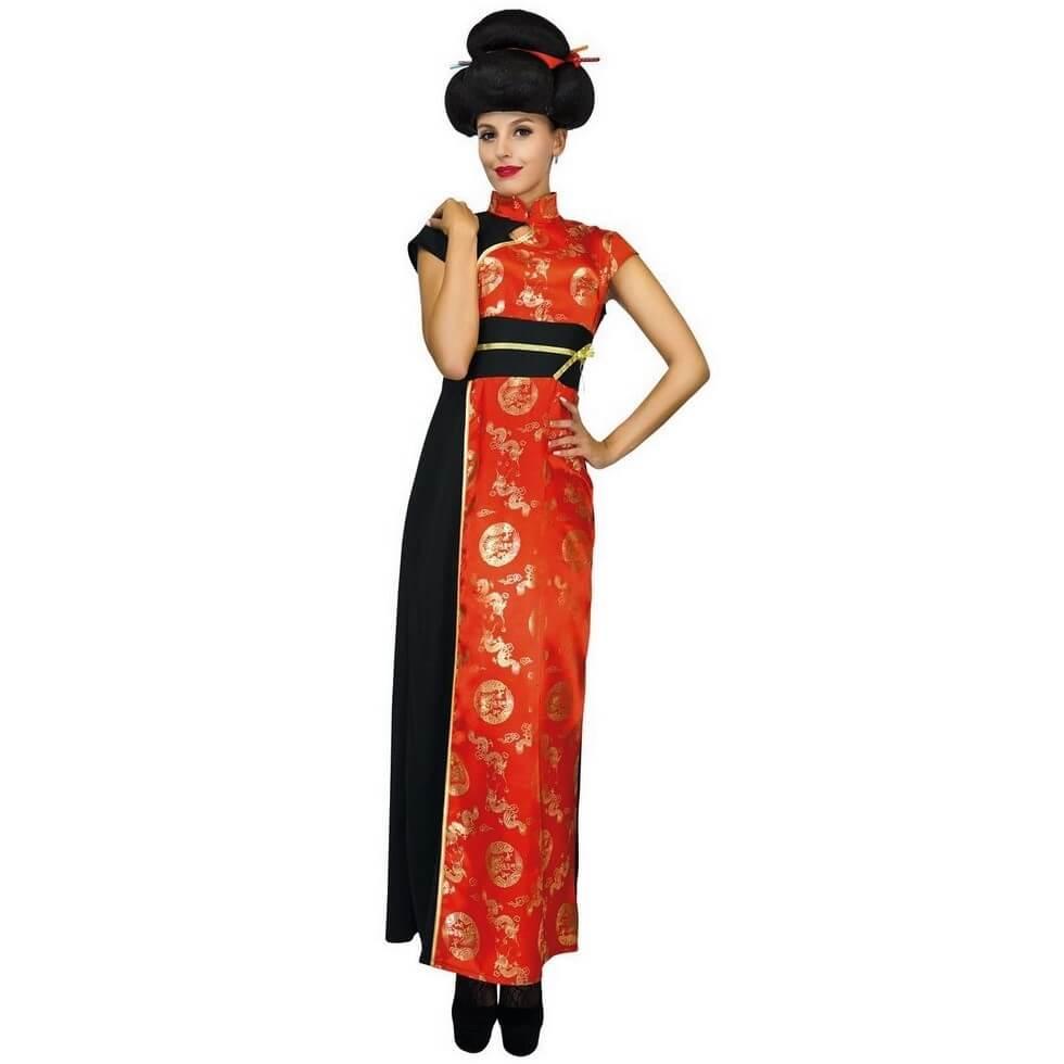 Costume adulte femme chinoise taille s m