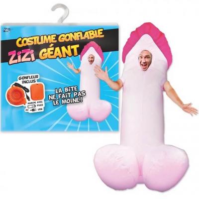 Costume adulte zizi geant gonflable