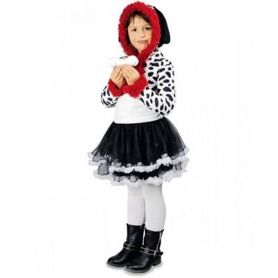 Costume Dalmatien avec robe et capuche pour fille (x1) REF/31 250253 02