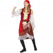 Déguisement adulte femme en pirate avec une jolie robe S/M (x1) REF/21071