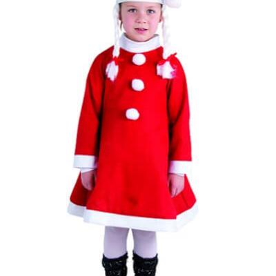 Costume enfant: Mère noël (x1) REF/60140