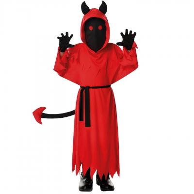 Costume Halloween enfant Diable rouge en taille 10 à 12 ans (x1) REF/22067 (Fille ou Garçon)