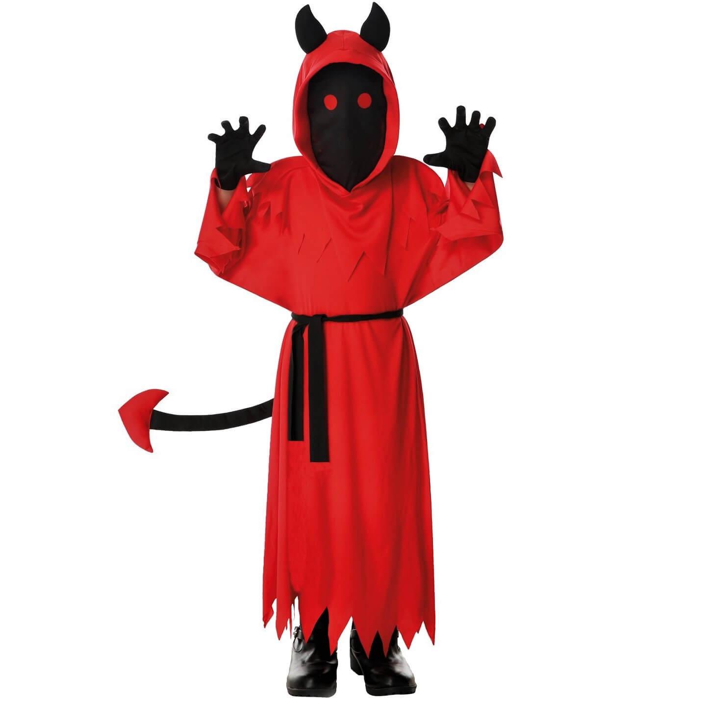 Costume enfant halloween diable rouge taille 5 a 6 ans