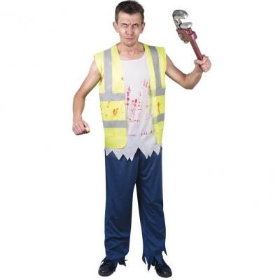 Costume adulte Halloween en ouvrier Zombie (x1) REF/70740