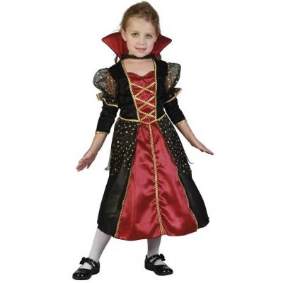 Costume Halloween Vampiresse pour fille en 3/4 ans (x1) REF/82879