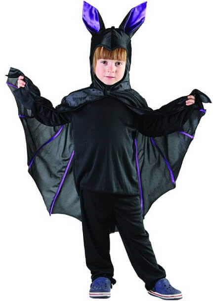 Costume halloween fille chauve souris