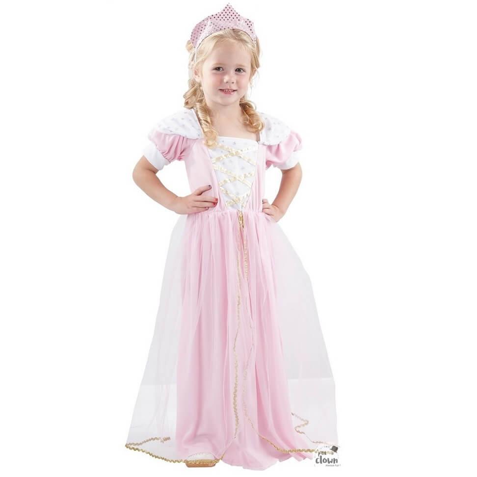 Costume princesse fille en 3 à 4 ans rose et blanc REF/82685