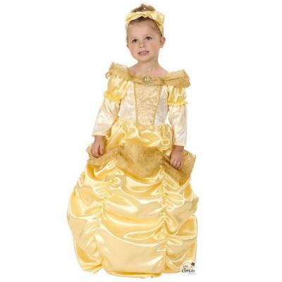 Costume princesse fille jaune enfant 3 a 4 ans