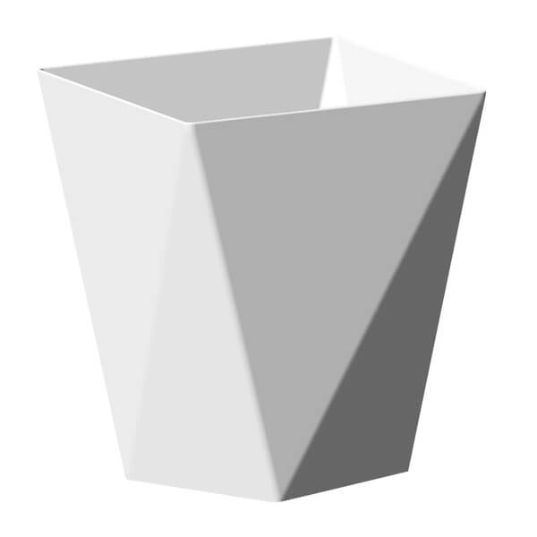 Coupelle blanche diamant