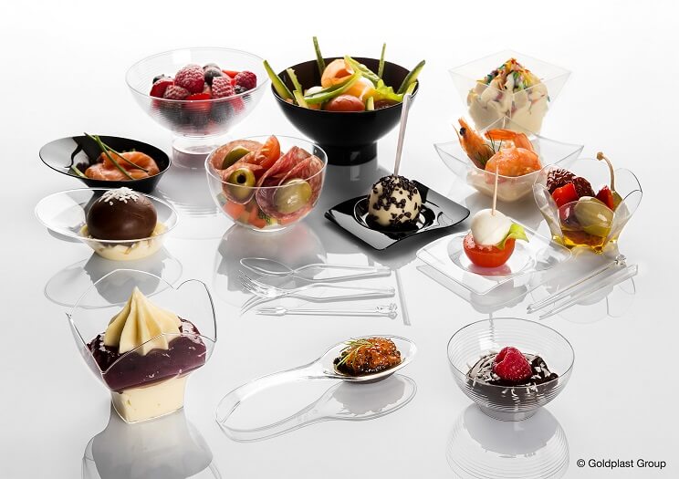 Coupelle carree transparente pour verrine