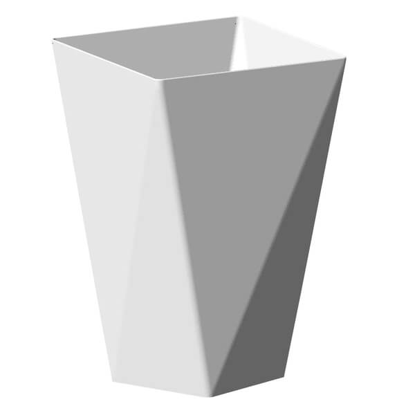 Coupelle diamant cocktail blanche