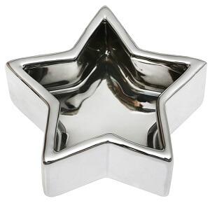 Coupelle métallisée étoile argent (x1) REF/5119
