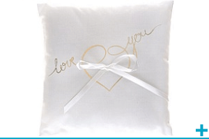 Coussin mariage pour alliances