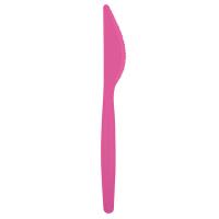 Couteau plastique fuchsia 1