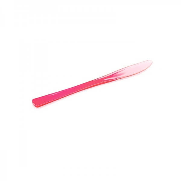 Couteau plastique fuchsia