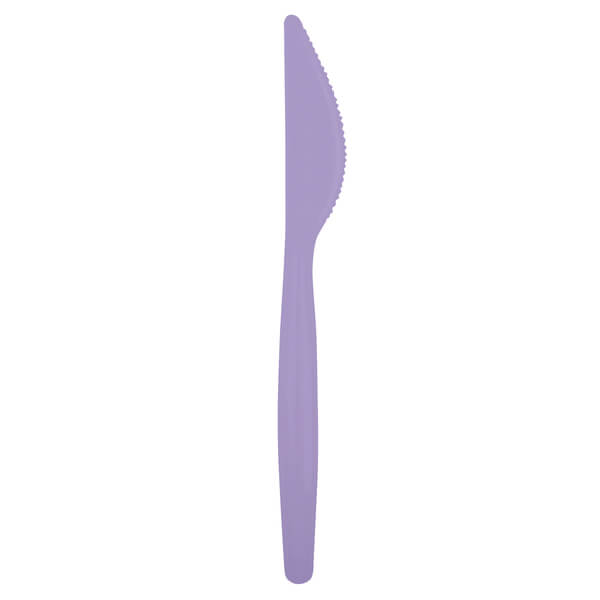 Couteau plastique lilas