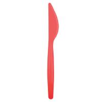 Couteau plastique rouge