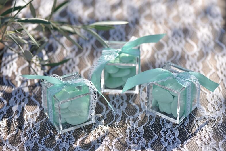 Creation de dragee avec dentelle