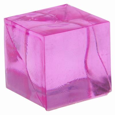 Cube décoratif fuchsia (x12) REF/3851