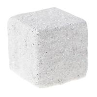 Cube paillete blanc 1