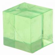 Cube décoratif vert (x12) REF/3851