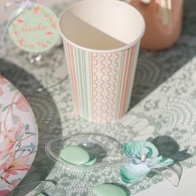 Cuillere en plastique transparente cocktail