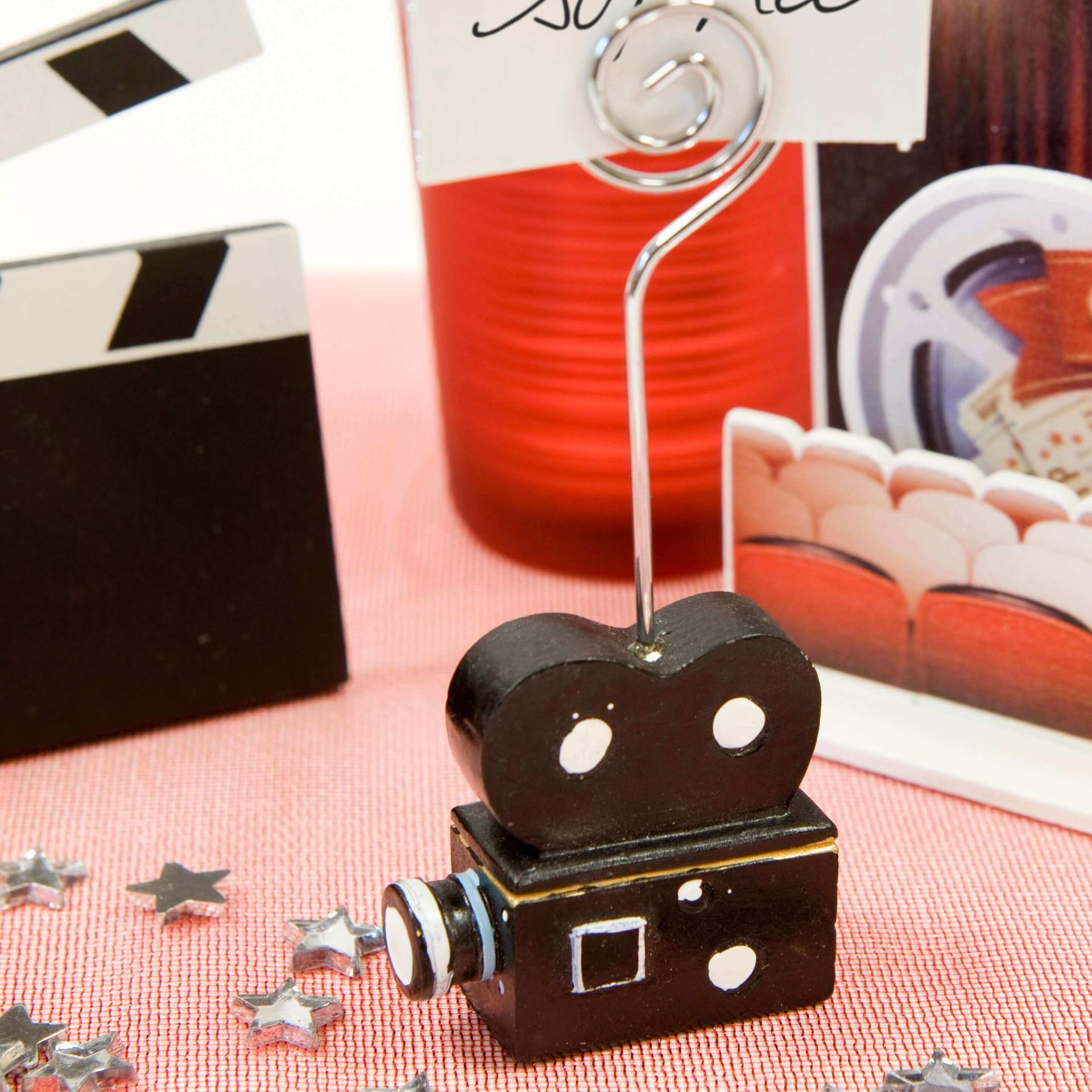 Dec474 marque place resine camera de cinema