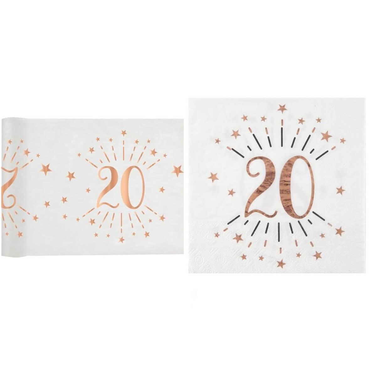 Anniversaire 20 ans : décorations pour fêter vos 20 ans