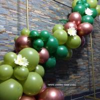 Decoration arche de ceremonie photobooth en ballon organique