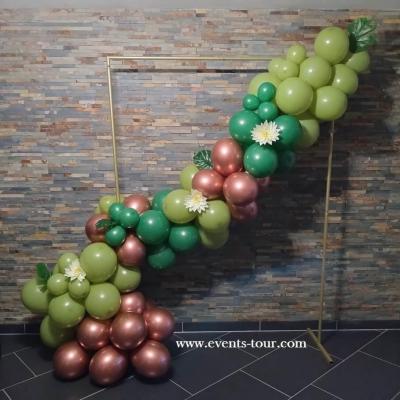 Decoration arche de ceremonie photobooth en ballon