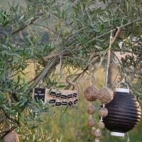 Decoration avec boule corde