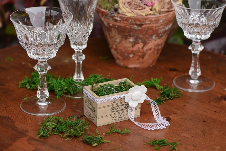 Decoration avec dentelle